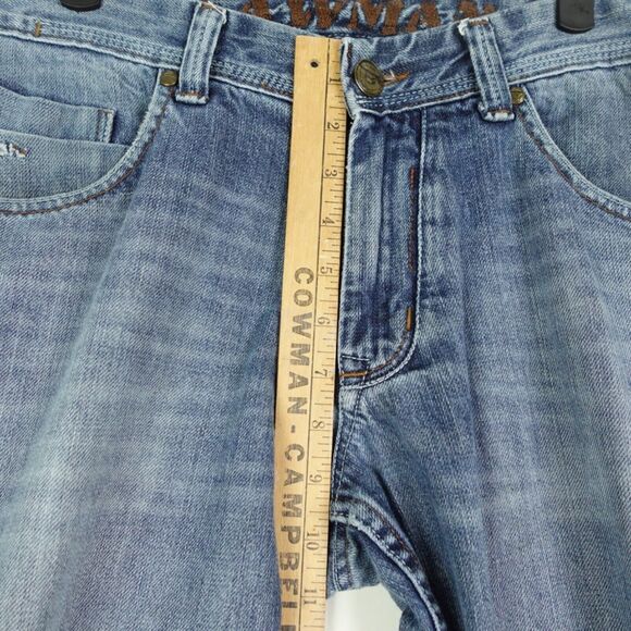 Lawman Jeans Womens Size 34x34 Bootcut Flared Light Wash Western Rodeo Cowboy - Picture 5 of 12